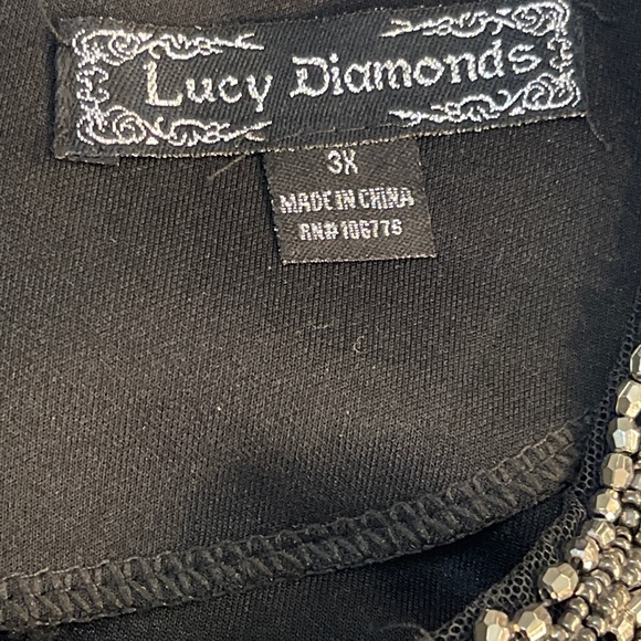 Lucy Diamond Brand women’s plus dress blouse sleeveless size 3X - Picture 2 of 4